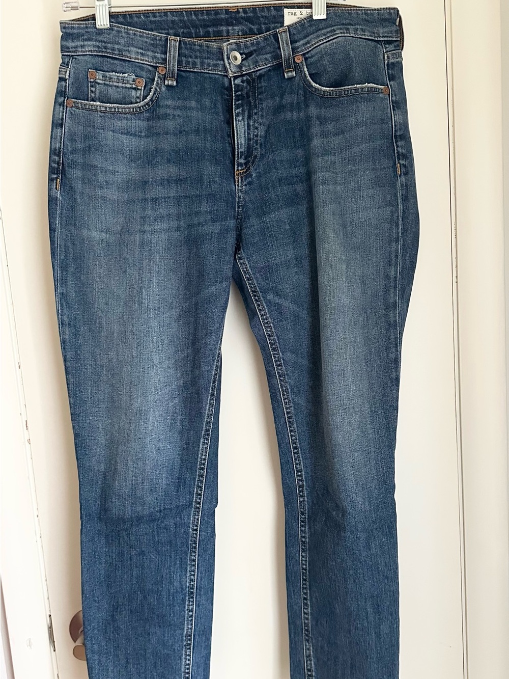 Rag & Bone Dre Low-Rise Slim Boyfriend Jeans Julienne 28